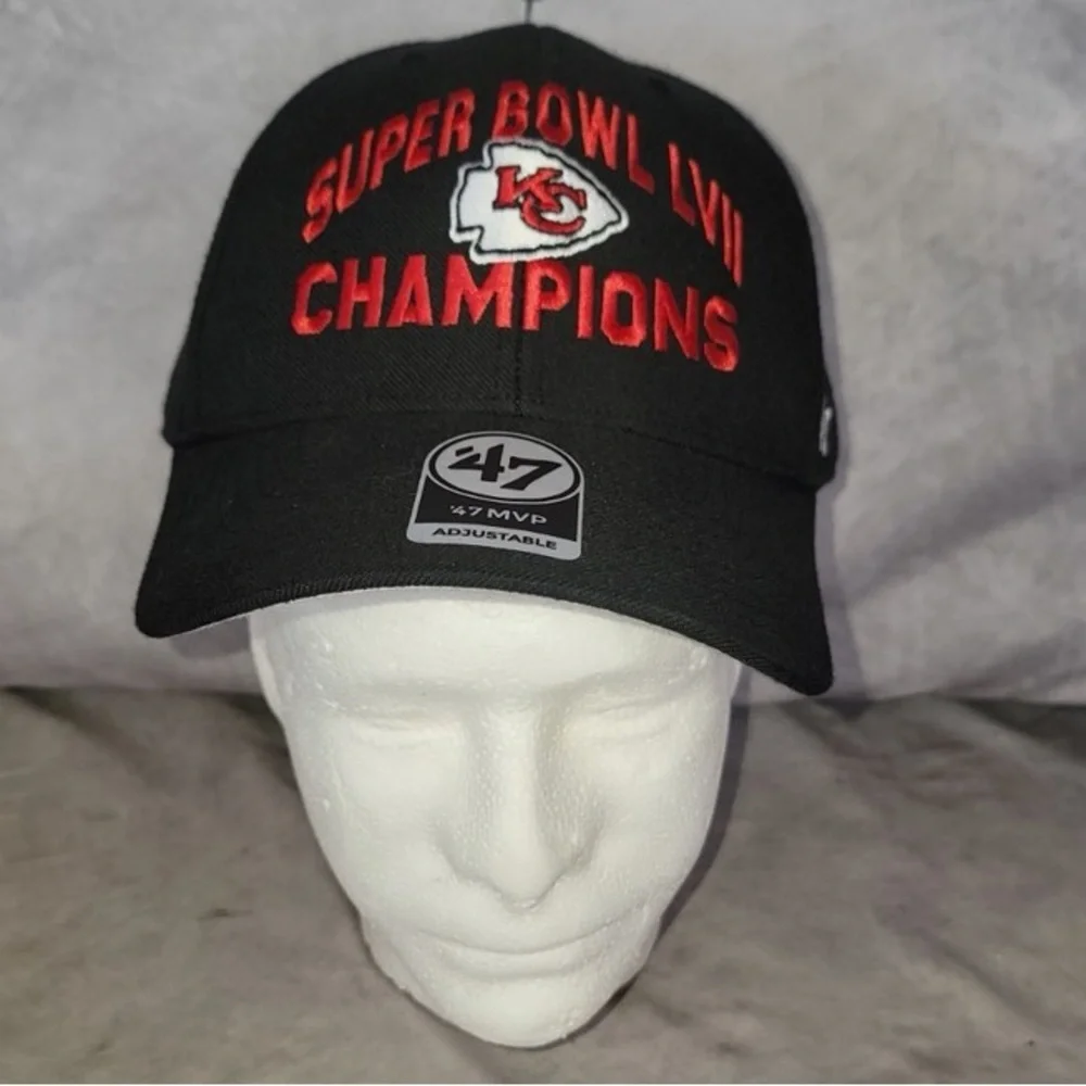 NEW ’47 Brand Kansas City Chiefs Super Bowl LIV Champions Hat – Adjustable OSFA